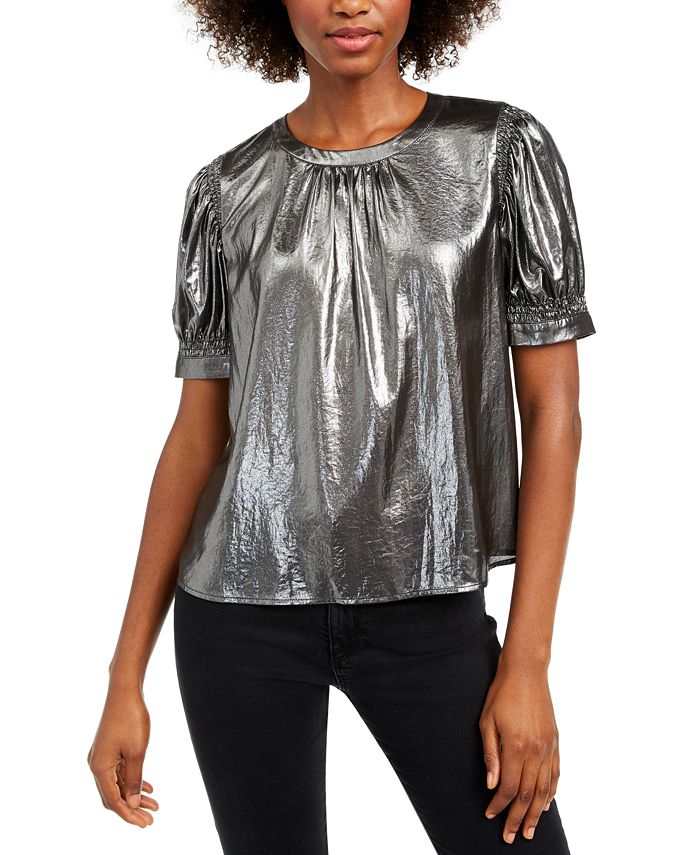 Current Air Shirred Blouse - Macy's
