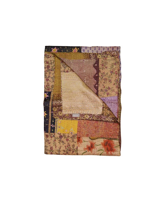 TAJ HOTEL Kantha Silk Throws 50