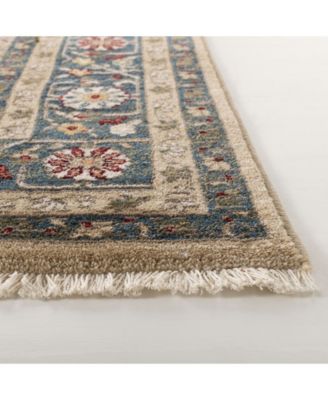 Lauren Ralph Lauren  Margaux LRL1297D Beige and Navy Area Rug Collection