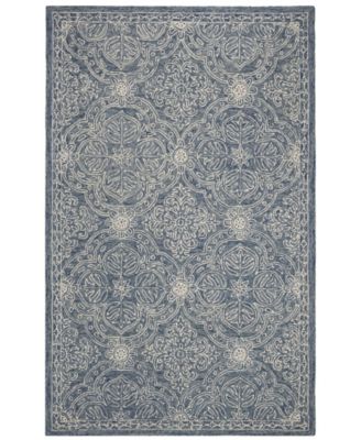 Lauren Ralph Lauren Etienne Lrl6603m Blue Ivory Area Rug Collection