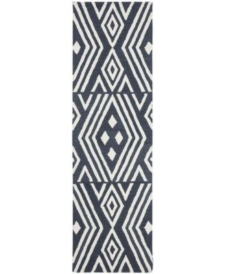 Imani Geometric LRL6609N Slate Area Rug Collection
