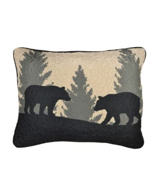 Textiles Bear Walk 3 Piece Quilt Set, Queen