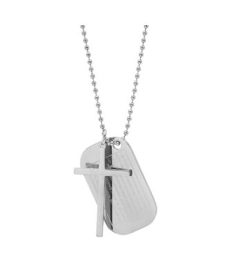 Lords Prayer Dog Tag Pendants Necklaces 