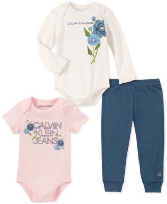 calvin klein baby girl onesies