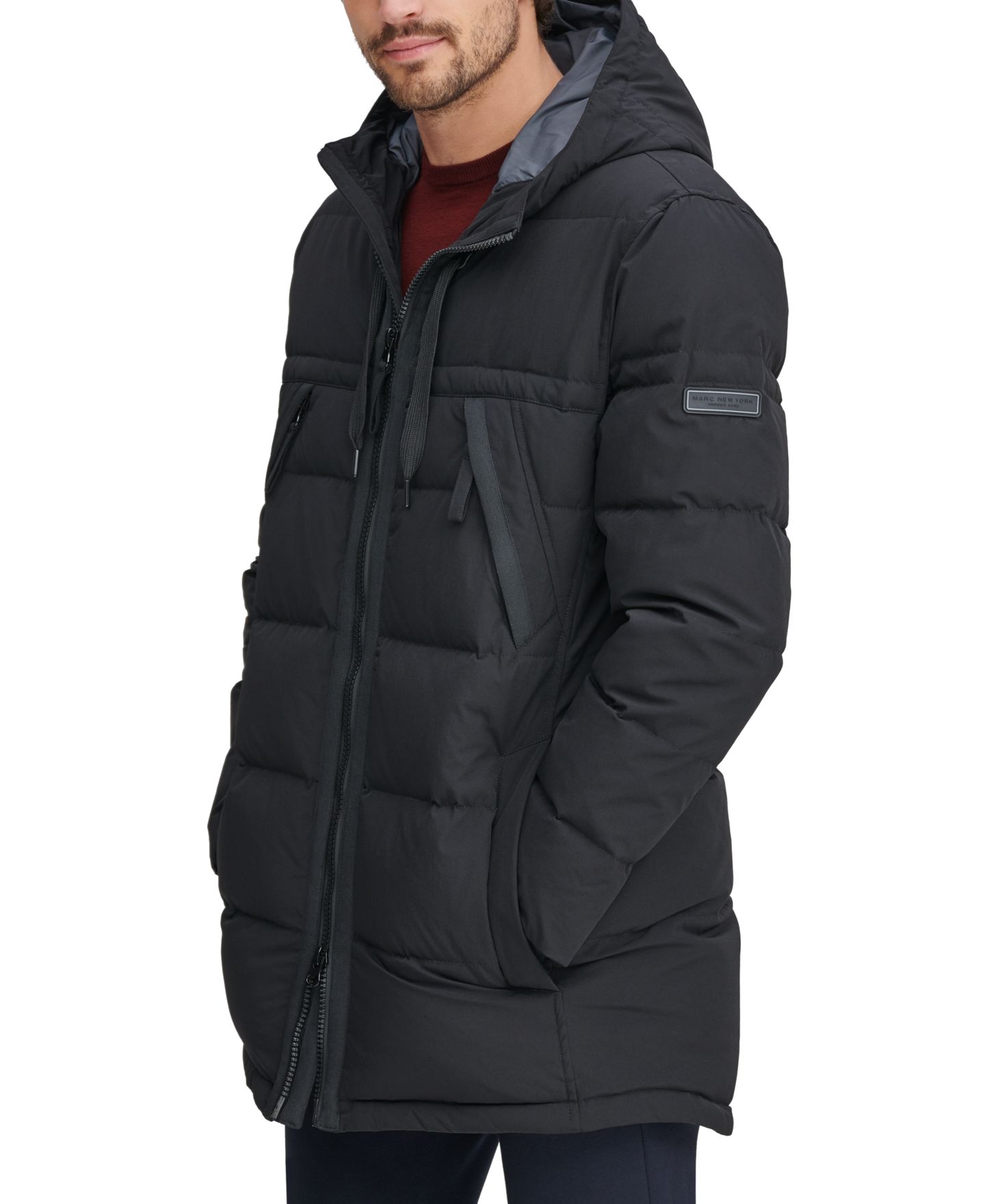 Мужская куртка Marc New York F18 Holden Parka, цвет: Чёрный — фото 3