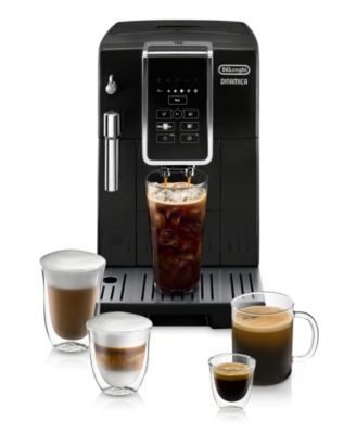 De'Longhi - Dinamica Automatic Coffee & Espresso Machine with Iced Coffee, TrueBrew Over Ice, Black