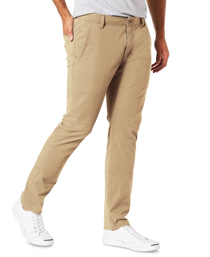 Dockers Men's Alpha Khaki 360 Skinny Pants & Reviews - Pants - Men - Macy's