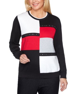 Alfred Dunner - Color Blocked Studded Top