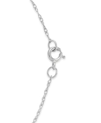 Diamond Heart 18" Pendant Necklace (1/6 ct. t.w.) in 14k Gold (Also available in 14k White or Rose gold)