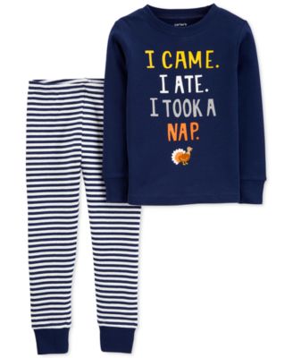 Carter's - Toddler Boys 2-Pc. Cotton Thanksgiving Pajamas Set