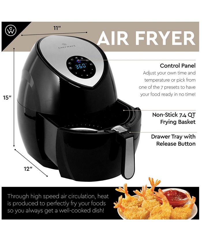 ChefWave 7.4 Quart Air Fryer Macy's