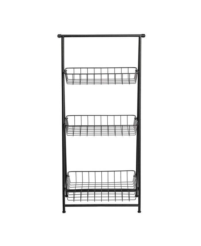 Honey Can Do 3Tier Folding AFrame Shelf Macy's