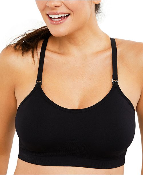 A Pea In The Pod Seamless Full Coverage Clip Down Nursing Bra