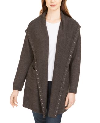Style & Co Studded Cardigan Sweater, Created for Macy's - Macy's