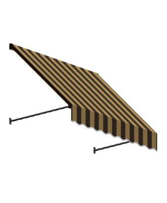 Awntech 6' Santa Fe Twisted Rope Arm Window/Entry Awning, 31" H x 12" D