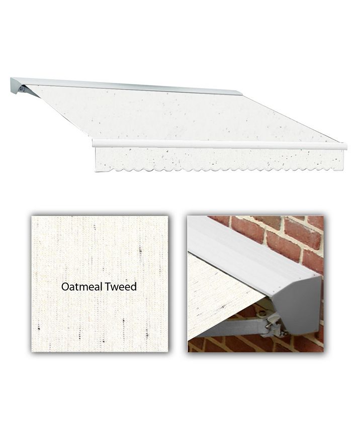 Awntech 8' Destin with Hood Manual Retractable Awning, 78" Projection