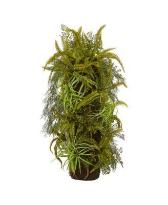 Nearly Natural - 40" Mixed Forest Foliage Artificial Plant On Trunk