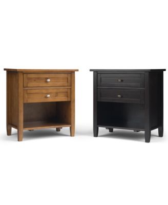 Warm Shaker Bedside Table