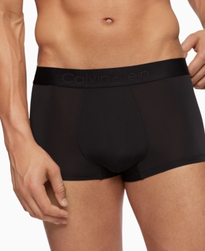 Ck Black Men's Micro Low-Rise Trunks