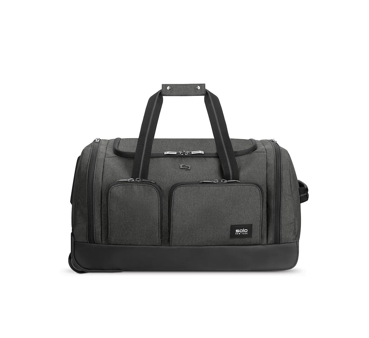 New York Leroy Carry-On Rolling Duffel Bag - Gray