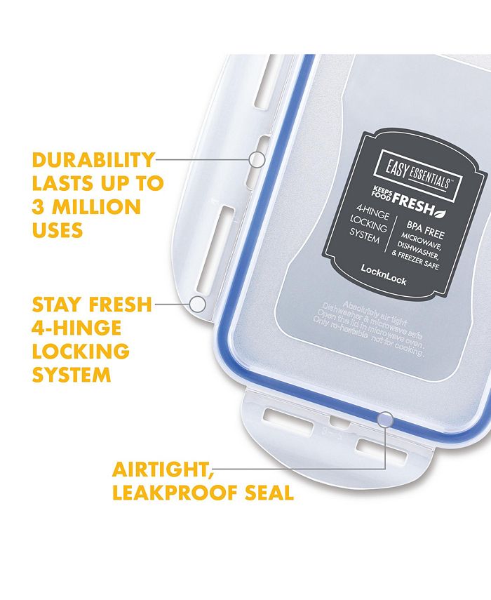 Lock n Lock Easy Essentials 50.7Cup Food Storage Container with Flip