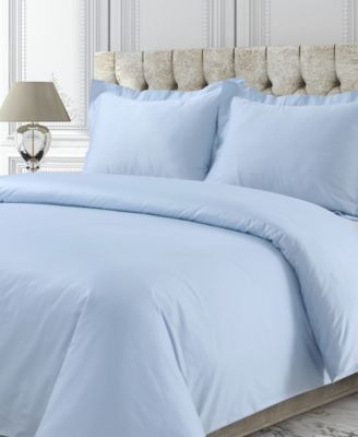 750 Thread Count Sateen Oversized Solid Duvet Cover Set, Queen