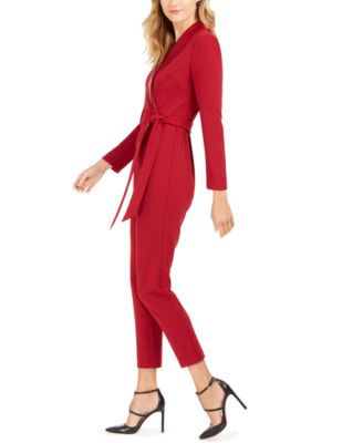 adrianna papell tuxedo jumpsuit