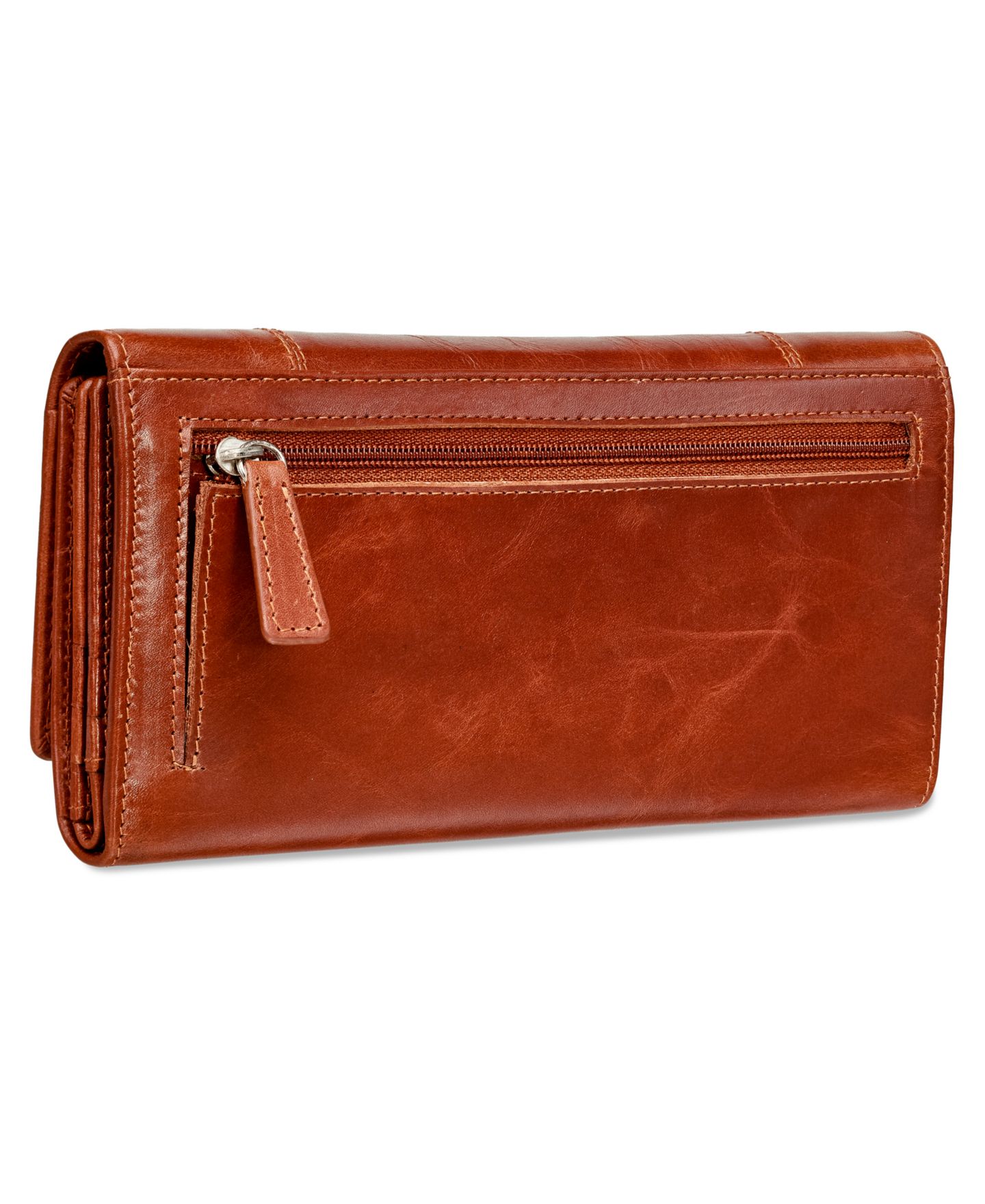 Женский кошелёк Mancini Casablanca Collection RFID Secure Ladies Trifold Wing Wallet, цвет: Чёрный — фото 8