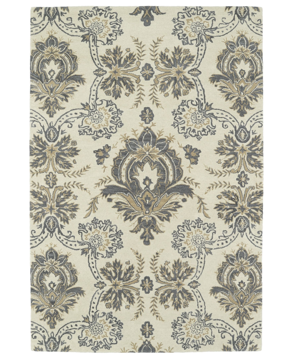 Kaleen Melange MLG07-01 Ivory 5' x 7'9in Area Rug - Ivory