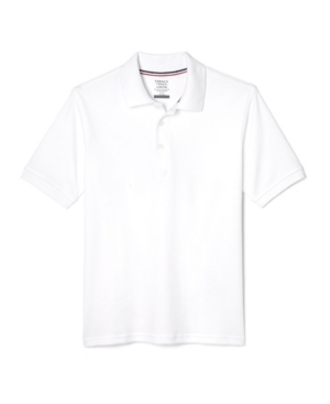 French Toast Big Boys Short Sleeve Interlock Knit Polo Shirt
