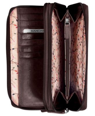 Casablanca Collection RFID Secure Double Zipper Wallet