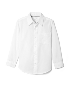 French Toast Big Boys Long Sleeve Dress Shirt with Expandable Collar