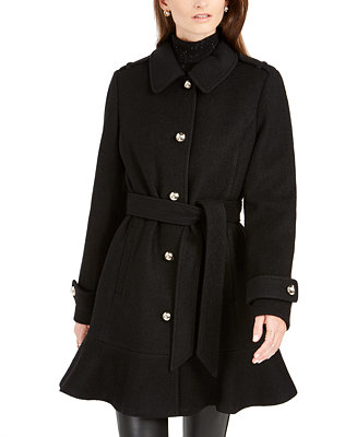 kate spade new york Skirted Belted Coat & Reviews - Coats & Jackets - Women  - Macy's