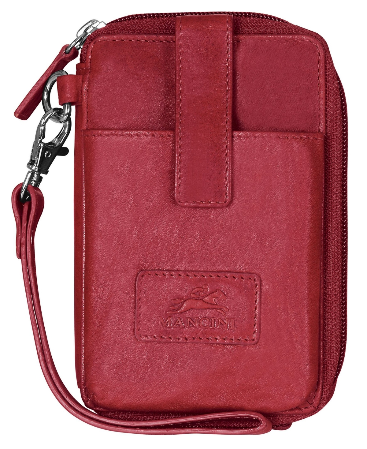 Casablanca Collection Rfid Secure Cell Phone Wallet - Red