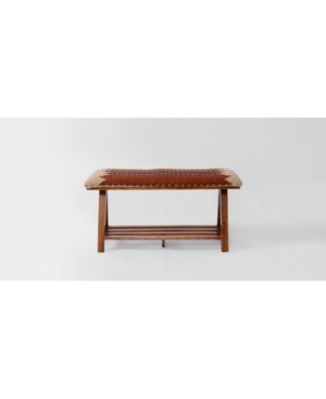 Livings Home and Garden Upholstered Linen Storage and Entryway Bench