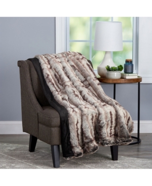 Baldwin Home Oversized Soft Fluffy Vintage-look Throw Blanket In Multi