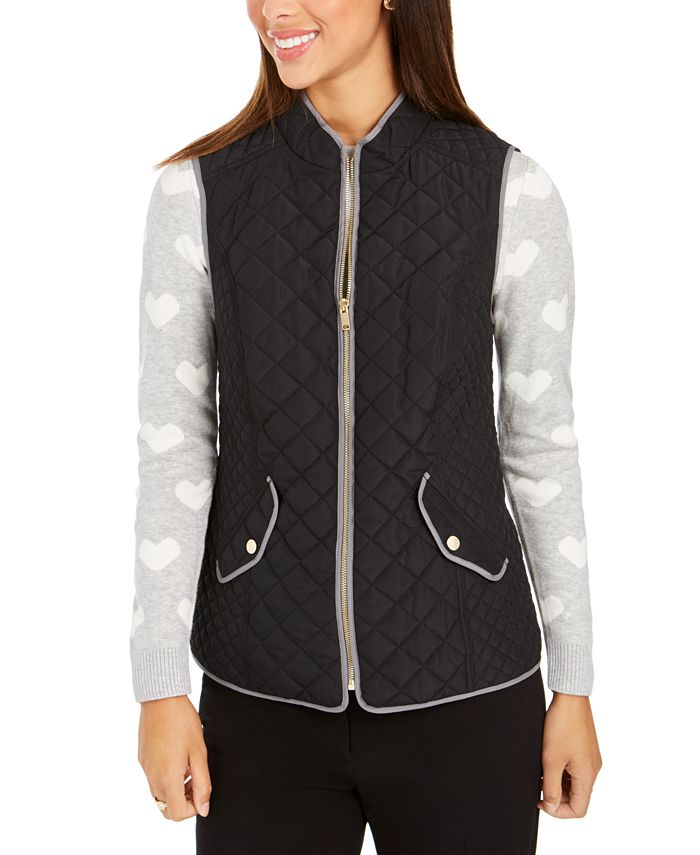 Charter club outlet quilted vest