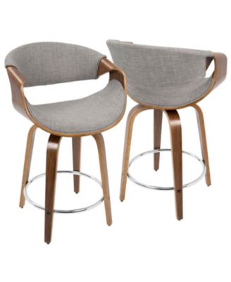 Curvini 24" Counter Stool, Set of 2
