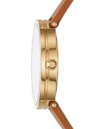 Tory Burch Women's Reva Two-Tone Stainless Steel Bracelet Watch 36mm -  Macy's