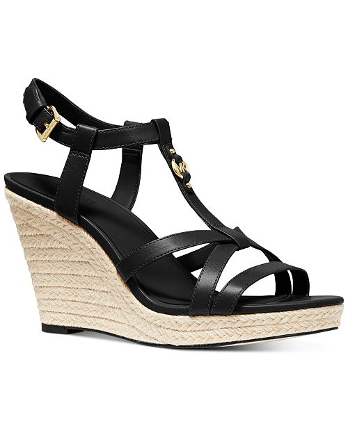 Michael Kors Preston Espadrille Wedge Sandals Reviews Shoes