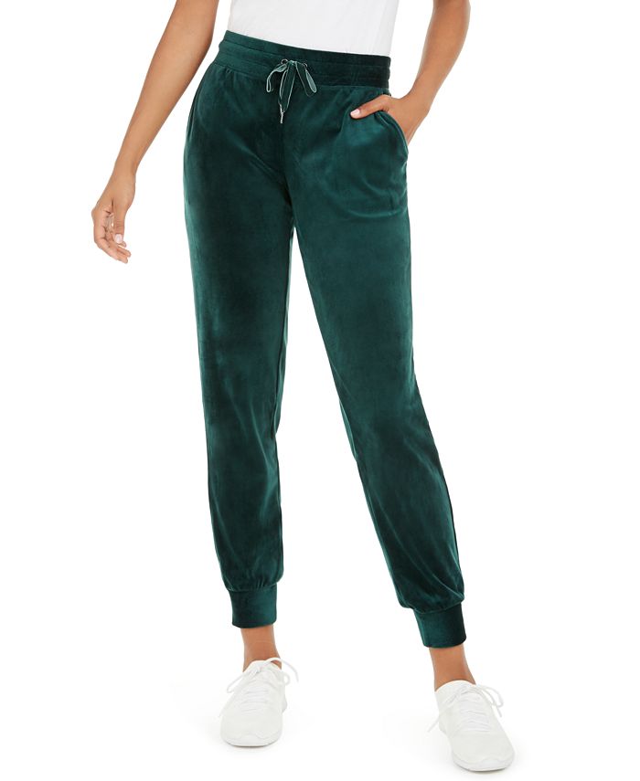 Ideology Velour Joggers, Created for Macy's - Macy's