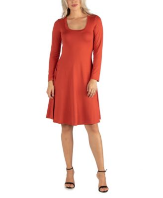 flared t shirt dress