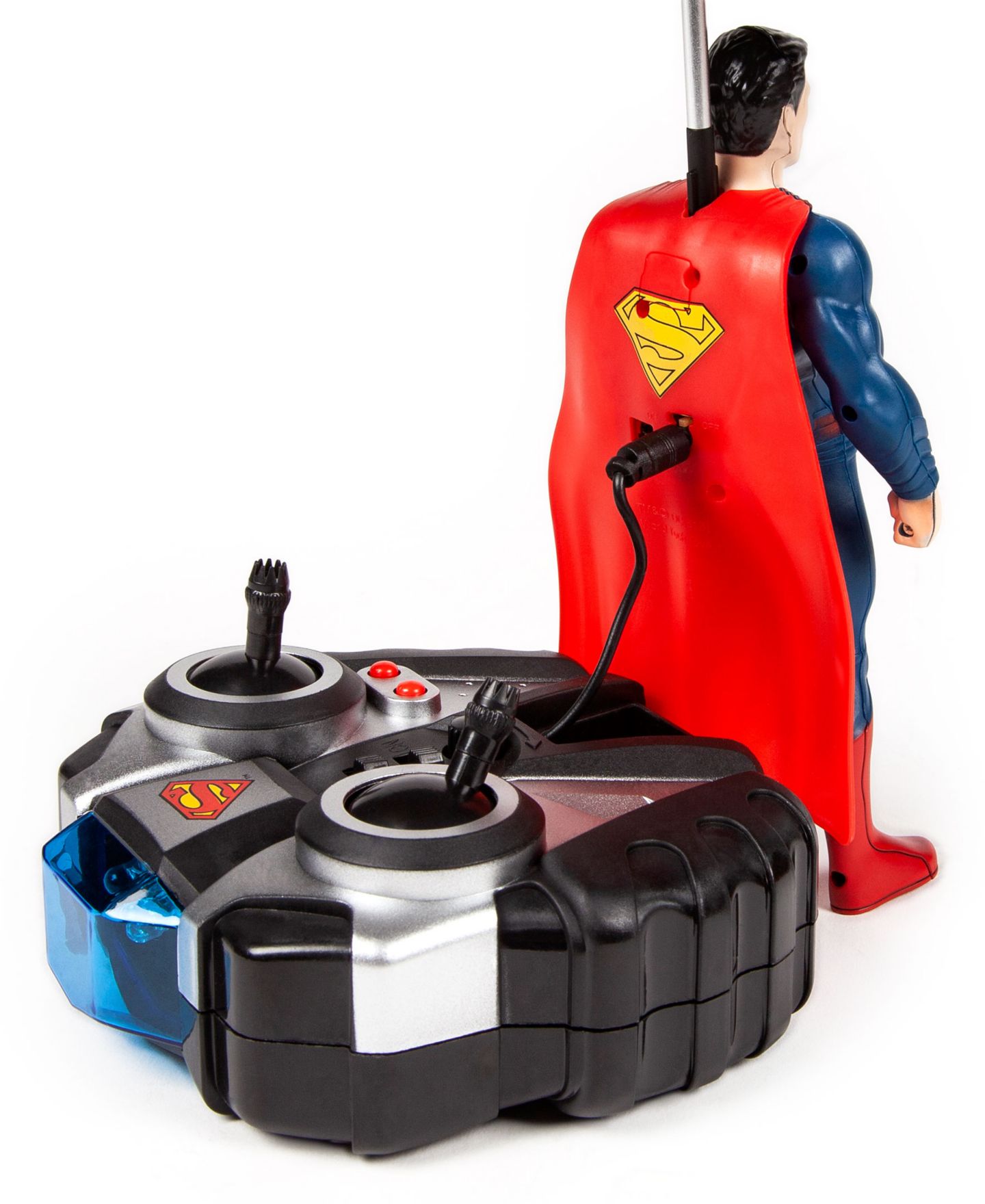 Детская игрушка DC Comics Superman 2-Channel Infrared Twin Rotor Flying RC Helicopter — фото 4