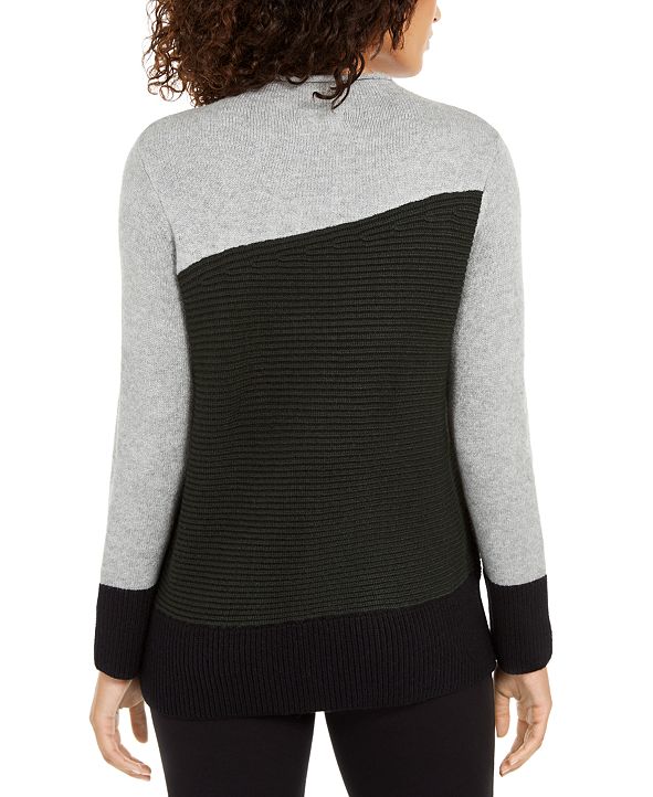 Alfani Colorblocked Sweater, Created For Macy's & Reviews Sweaters