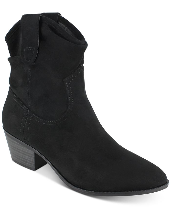 Esprit Polina Pleated Western Booties - Macy's