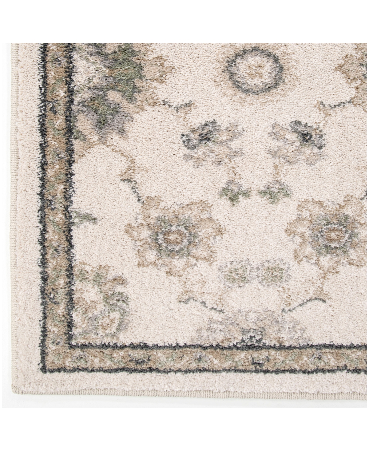 Closeout! Orian Riverstone Manor Sarouk Soft White 9 'x Area Rug