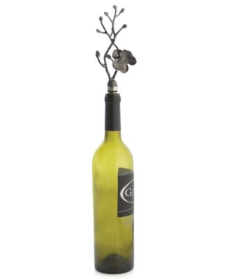 Black Orchid Bottle Stopper