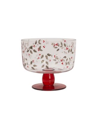Pfaltzgraff - Winterberry Large Glass Trifle Bowl