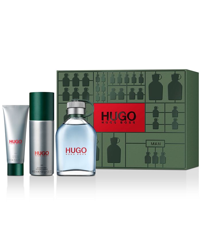 Hugo Boss Men's 3-Pc. HUGO MAN Eau de Toilette Gift Set - Macy's