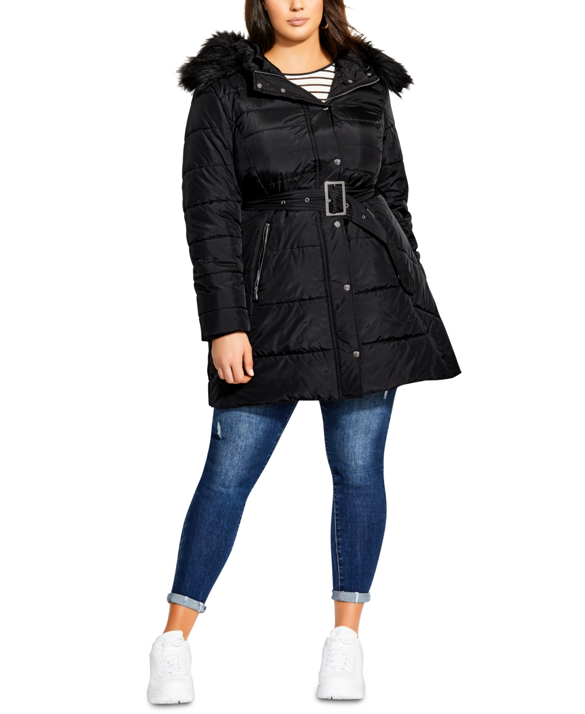 City chic puffer jacket shop
